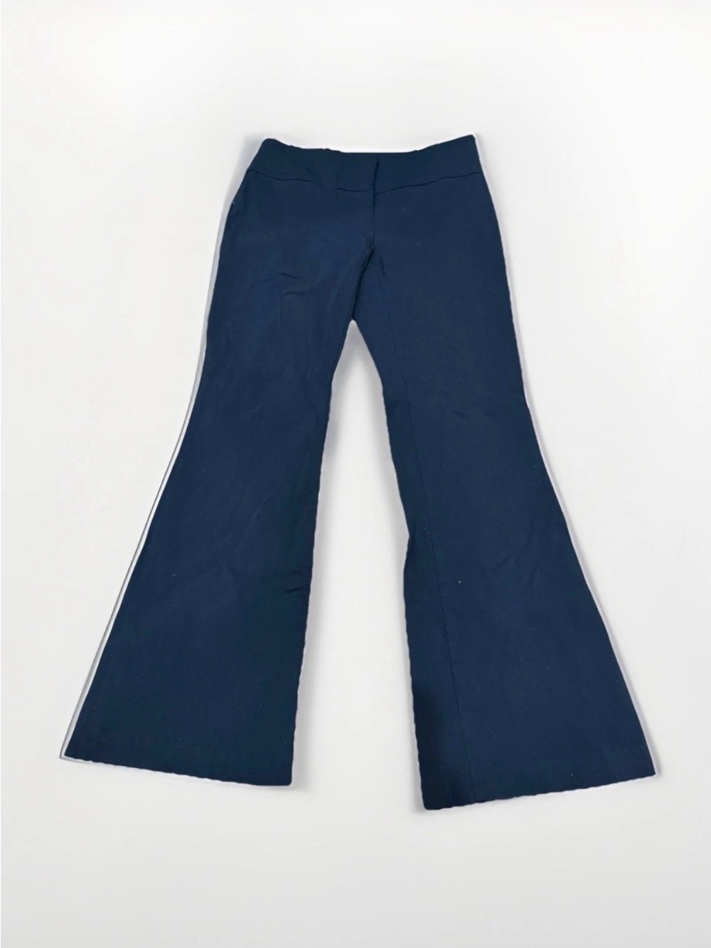 Bisou Bisou Black Stretch Pants with Bootcut Flare Leg